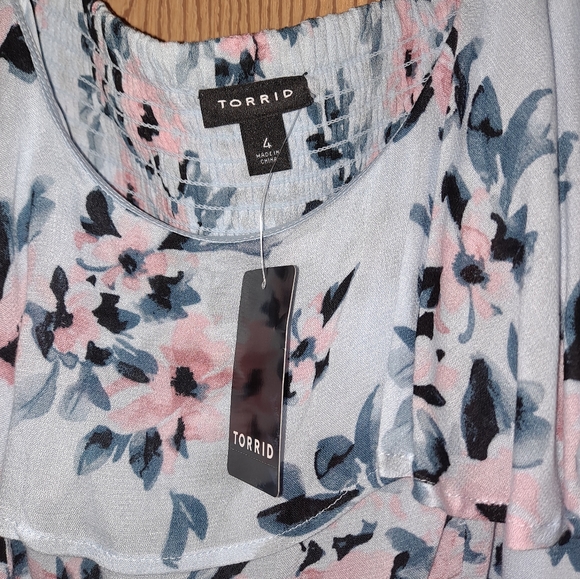 NWT Torrid Cold-Shoulder Dress sz 4X - Picture 3 of 7